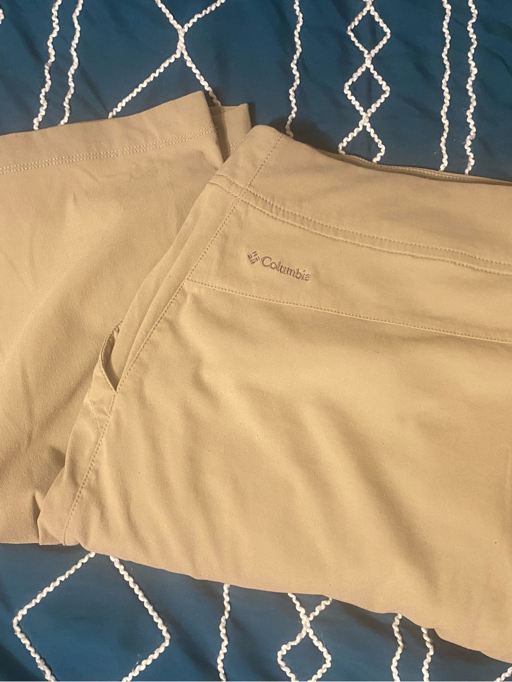 Columbia Khaki Omni-Shield Pant with Drawcord